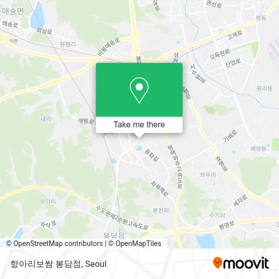 항아리보쌈 봉담점 map