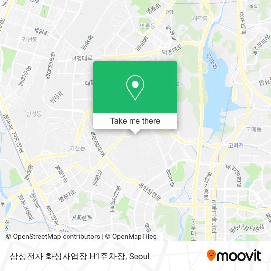 삼성전자 화성사업장 H1주차장 map
