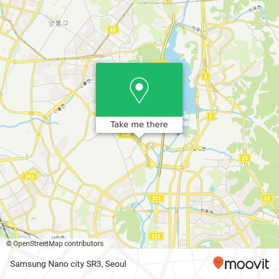 Samsung Nano city SR3 map