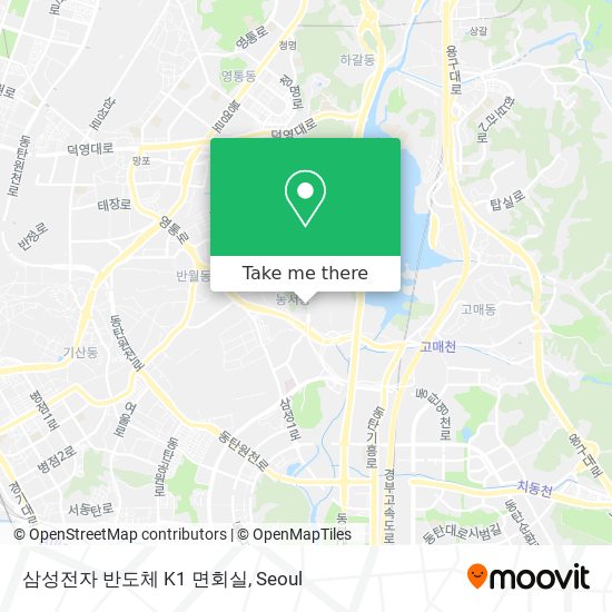 삼성전자 반도체 K1  면회실 map