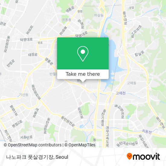 나노파크 풋살경기장 map