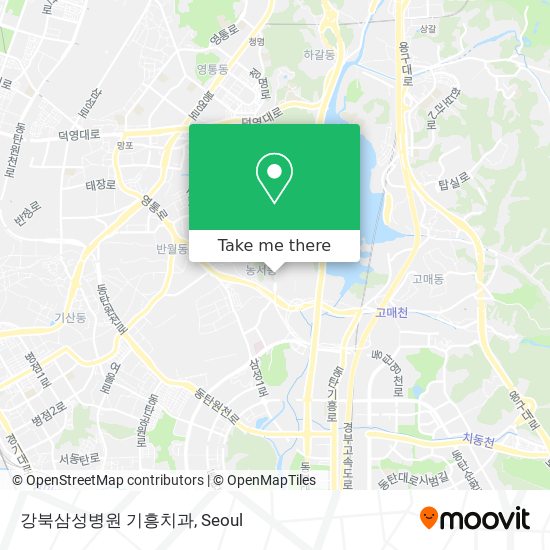 강북삼성병원 기흥치과 map
