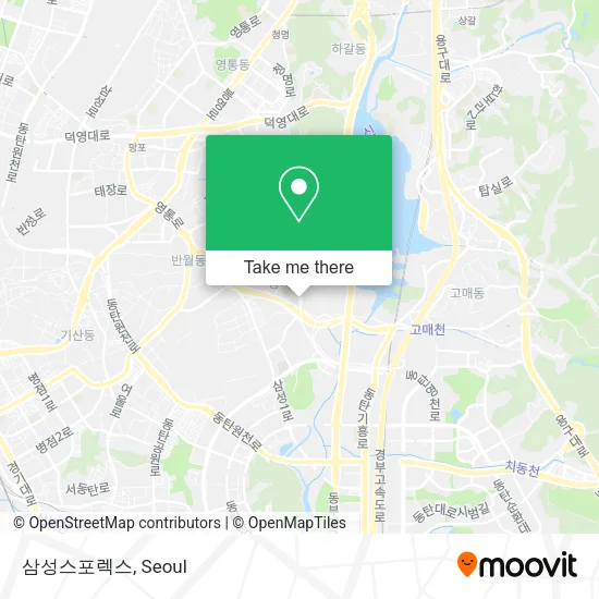 삼성스포렉스 map