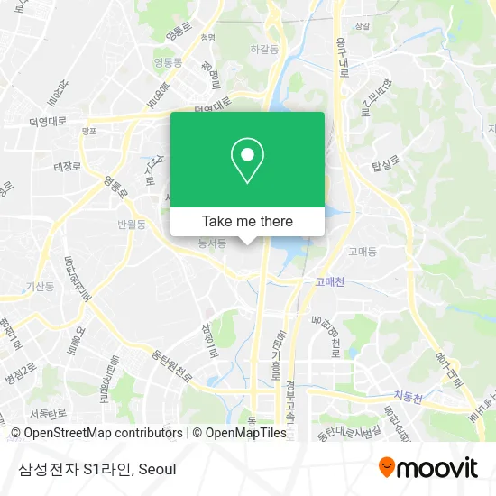 삼성전자 S1라인 map
