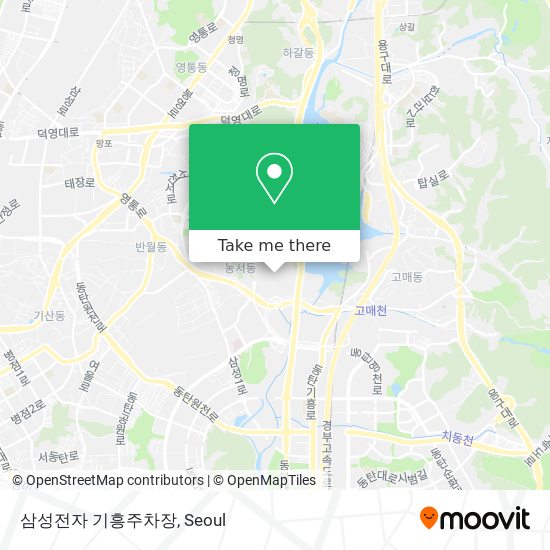 삼성전자 기흥주차장 map