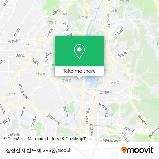 삼성전자 반도체 SR6동 map