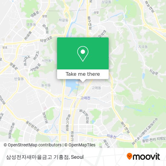 삼성전자새마을금고 기흥점 map