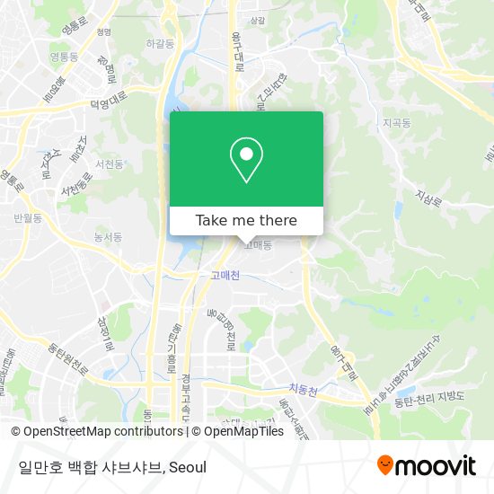 일만호 백합 샤브샤브 map