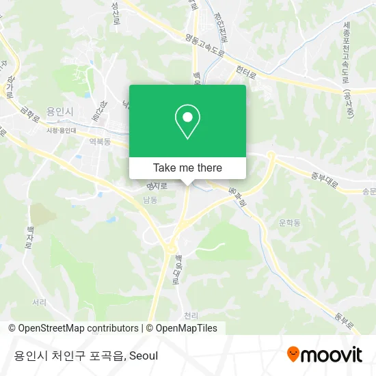 용인시 처인구 포곡읍 map