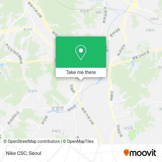 Nike CSC map