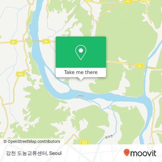 강천 도농교류센터 map