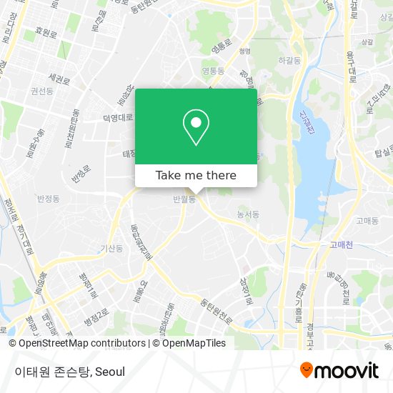 이태원 존슨탕 map