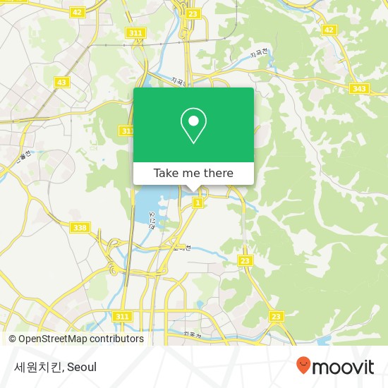 세원치킨 map