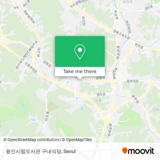 용인시립도서관 구내식당 map