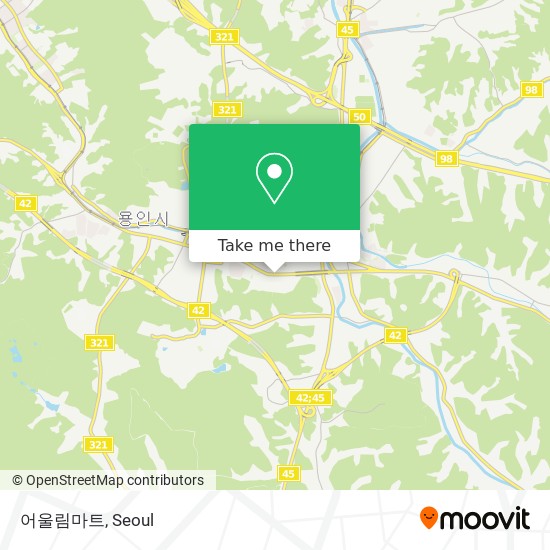 How to get to 어울림마트 in 용인시, 경기도 by Bus or Subway | Moovit