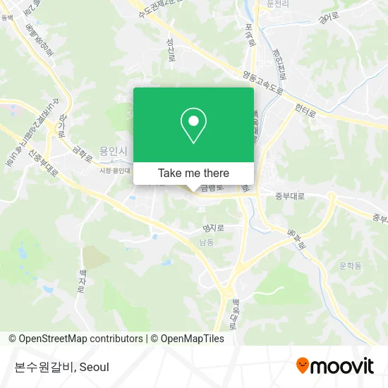본수원갈비 map