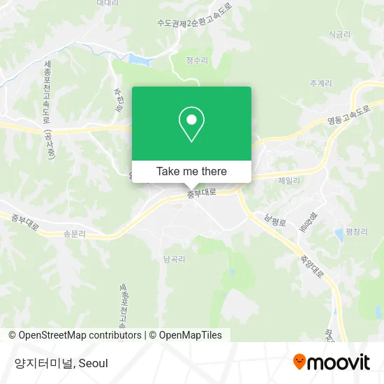 양지터미널 map