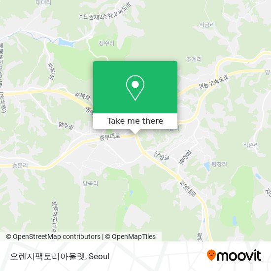 오렌지팩토리아울렛 map