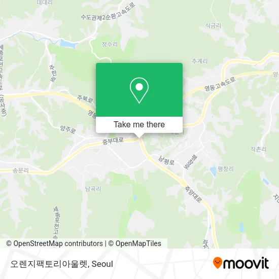오렌지팩토리아울렛 map