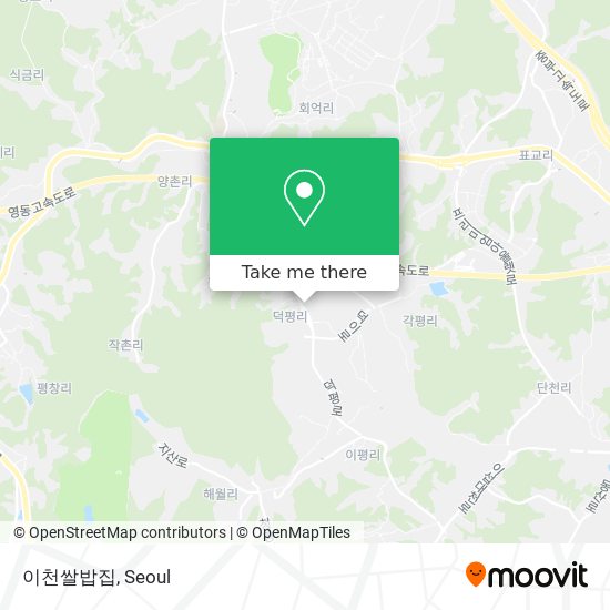 이천쌀밥집 map