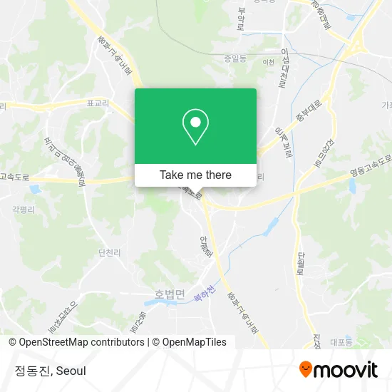 정동진 map