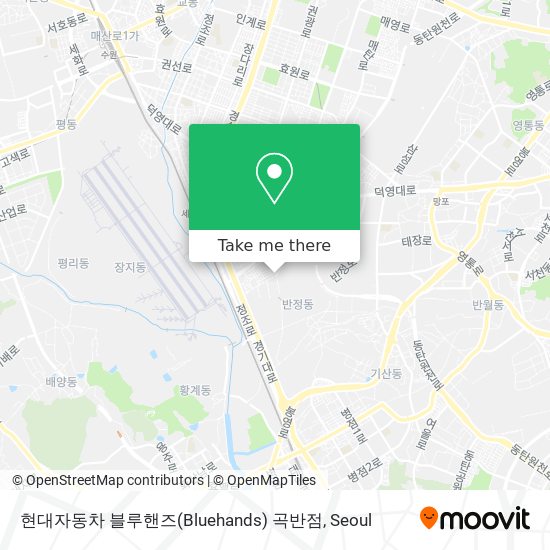 현대자동차 블루핸즈(Bluehands) 곡반점 map