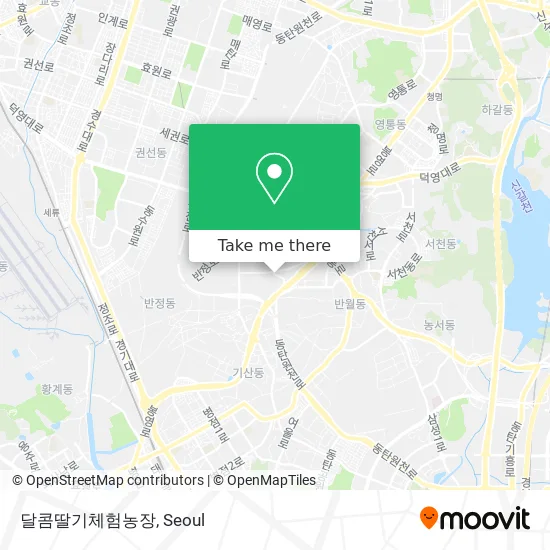 달콤딸기체험농장 map