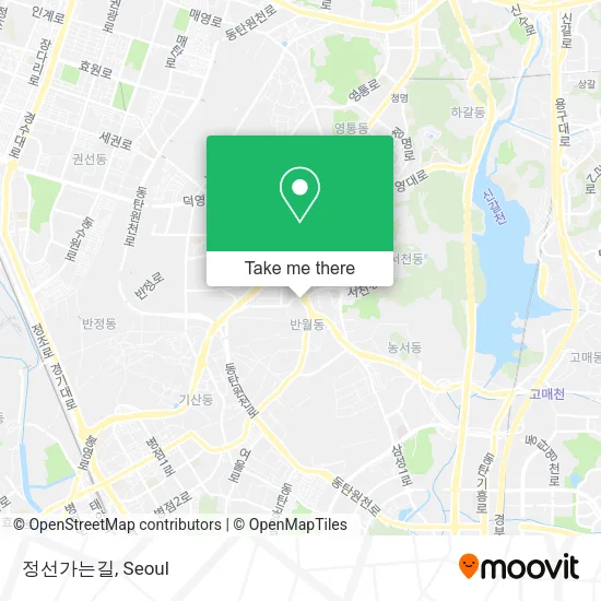 정선가는길 map