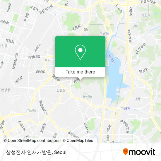 삼성전자 인재개발원 map