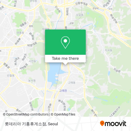 롯데리아 기흥휴게소점 map