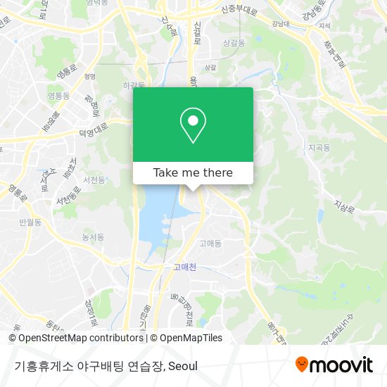기흥휴게소 야구배팅 연습장 map
