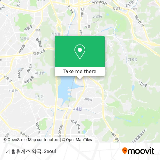 기흥휴게소 약국 map
