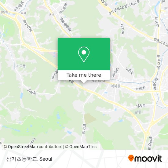 삼가초등학교 map