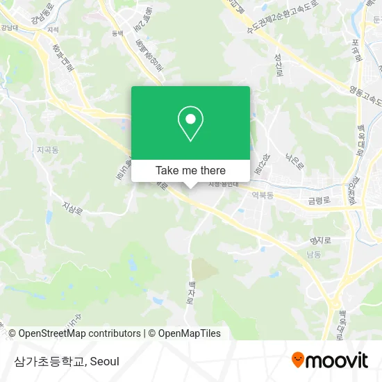 삼가초등학교 map
