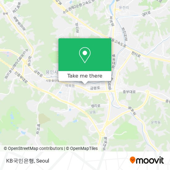 KB국민은행 map