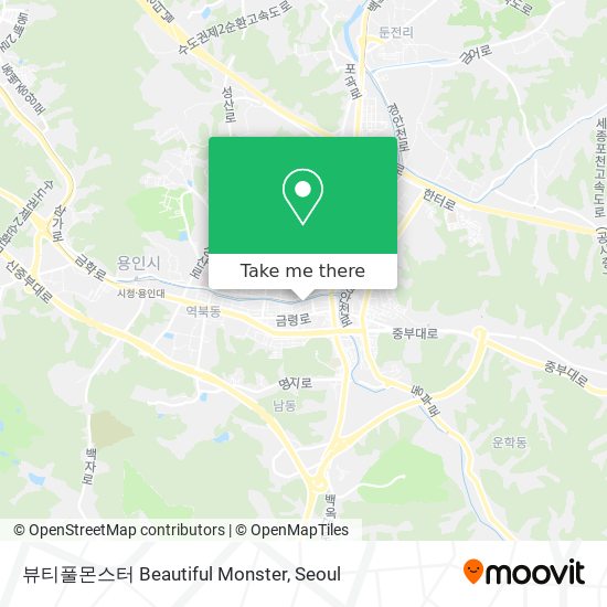 뷰티풀몬스터 Beautiful Monster map