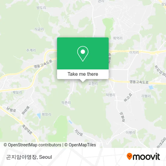 곤지암야영장 map