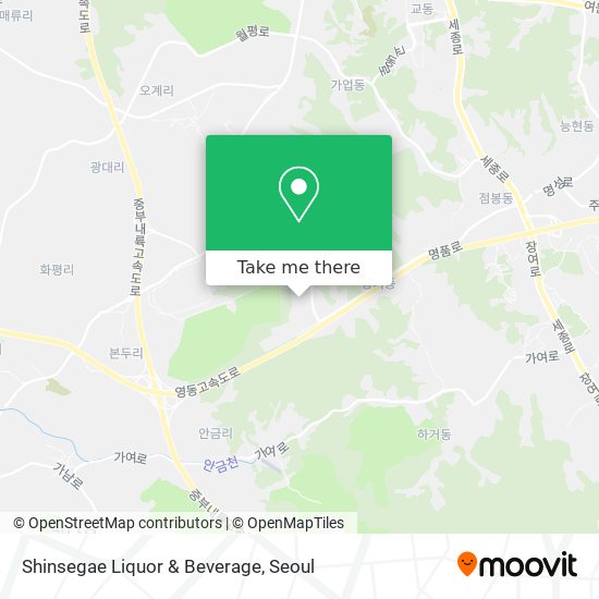 Shinsegae Liquor & Beverage map