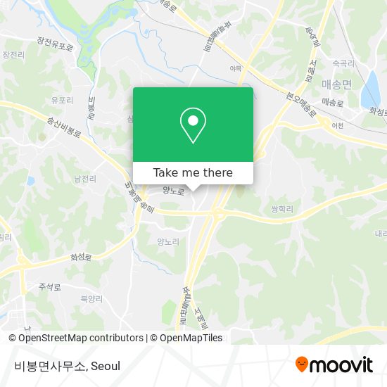 비봉면사무소 map
