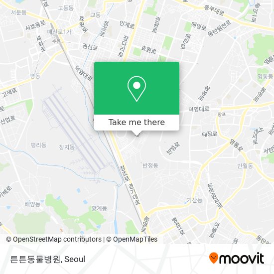 튼튼동물병원 map