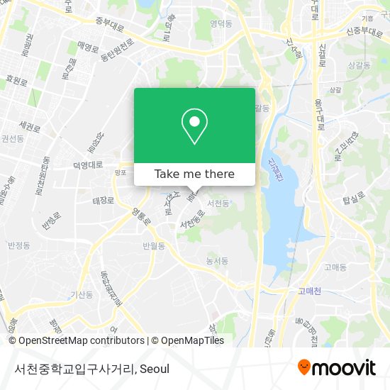 서천중학교입구사거리 map