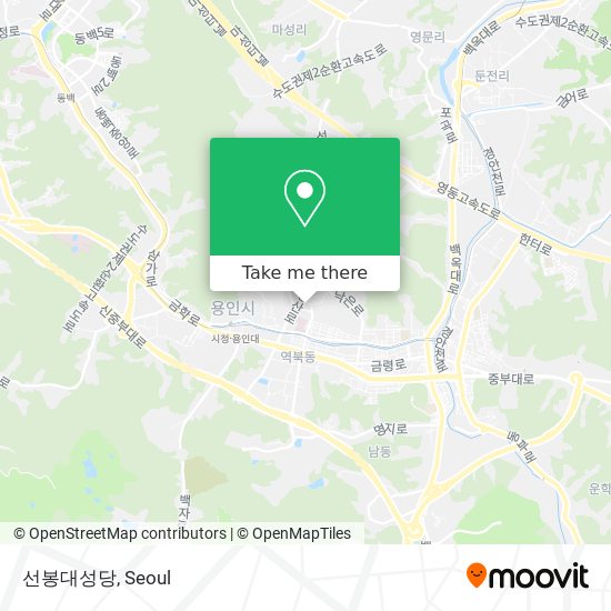 선봉대성당 map