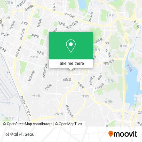 장수회관 map
