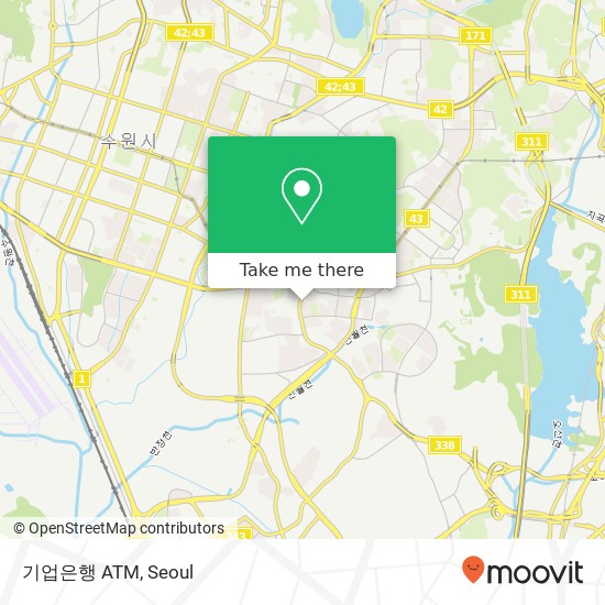 기업은행 ATM map