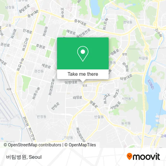 버팀병원 map