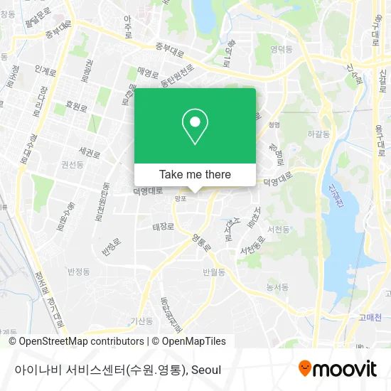아이나비 서비스센터(수원.영통) map