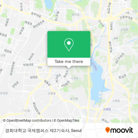 경희대학교 국제캠퍼스 제2기숙사 map