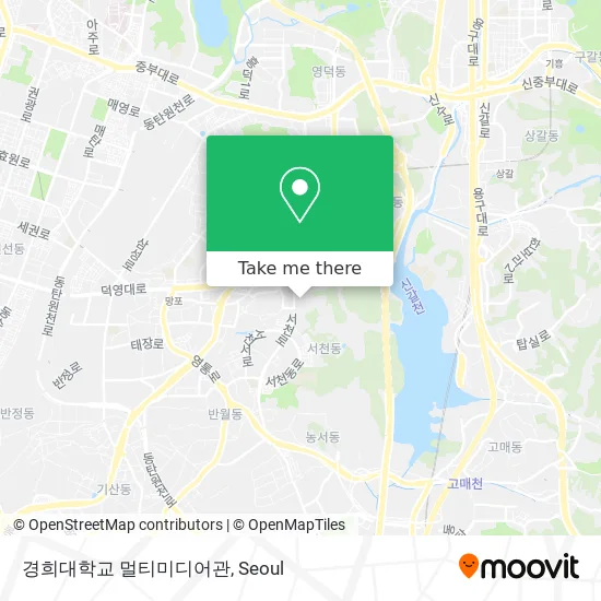 경희대학교 멀티미디어관 map