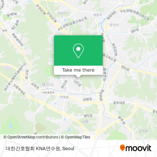 대한간호협회 KNA연수원 map
