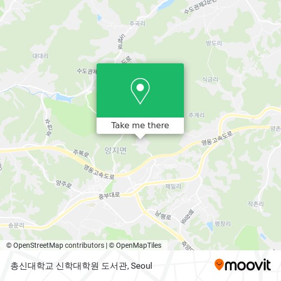 총신대학교 신학대학원 도서관 map